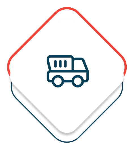 Here's an alt tag for the image: `Delivery truck icon`